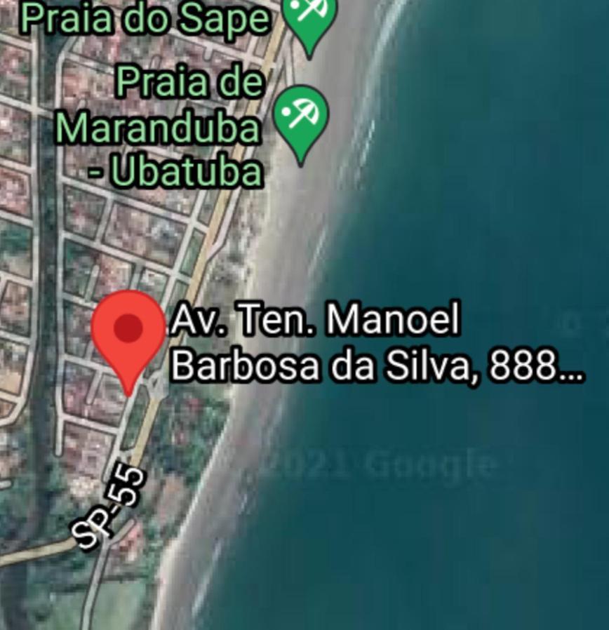 Ubatuba Frente O Mar Apartman Kültér fotó